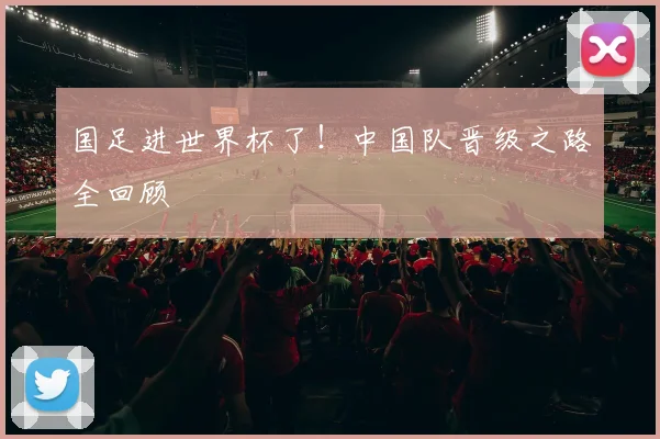 国足进世界杯了！中国队晋级之路全回顾